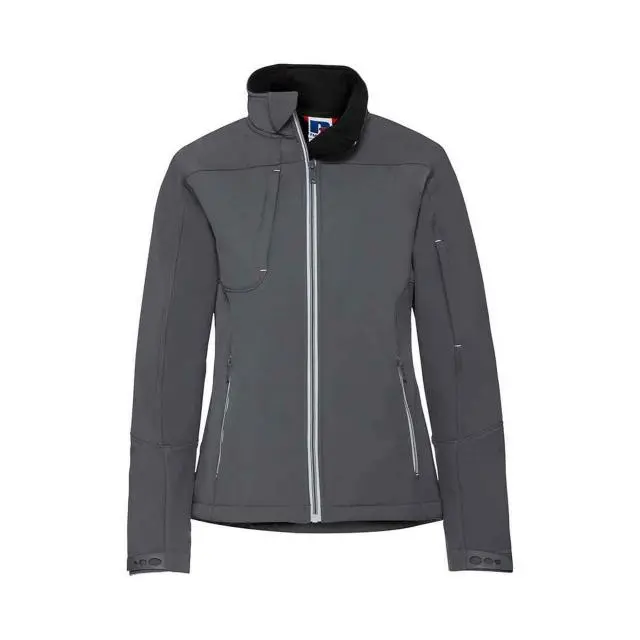 Russell Women's Bionic Soft Shell Jacket in Dark Grey 