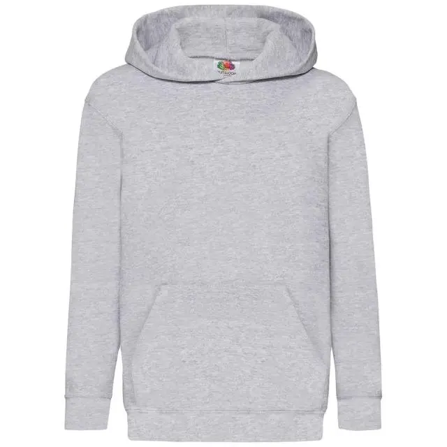 Fruit of the Loom Classic 80 20 Hoodie in Grey 