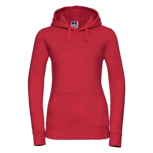 Russell Women's Authentic Hoodie in Red 