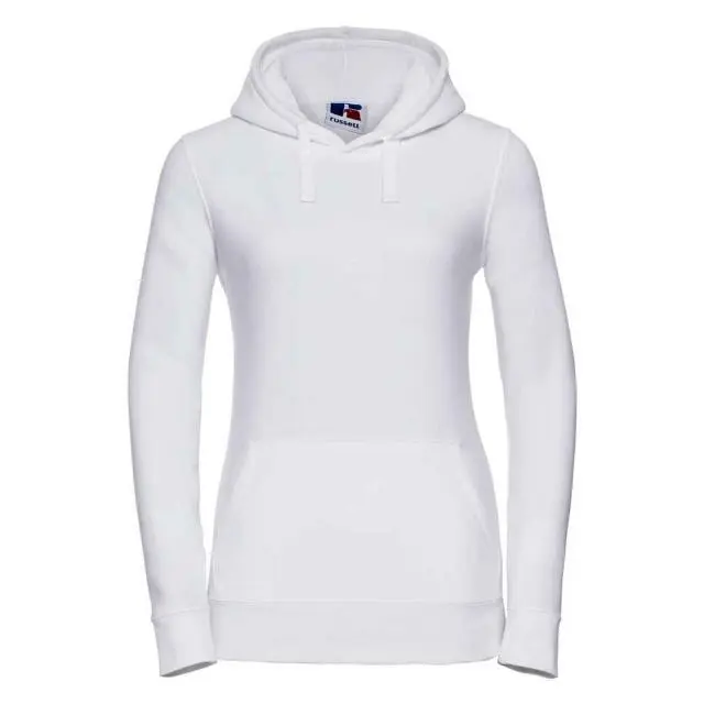 Russell Women's Authentic Hoodie in White 
