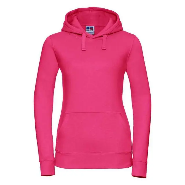 Russell Women's Authentic Hoodie in Fuchsia 