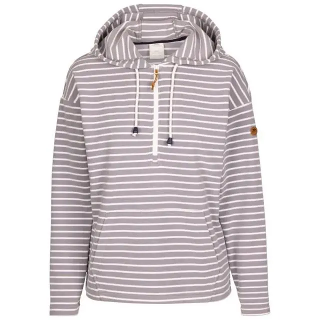 Trespass Women's Softly Hoodie in Light Grey 