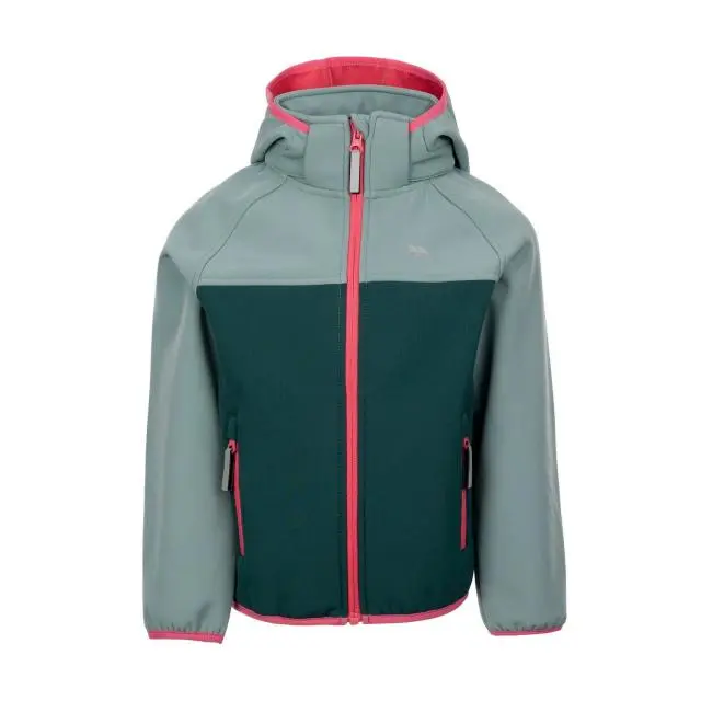 Trespass Hanbury Soft Shell Jacket in Dark Green 