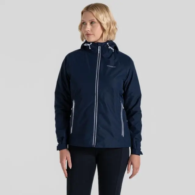 Craghoppers Women's Brielle Waterproof Jacket in Navy 