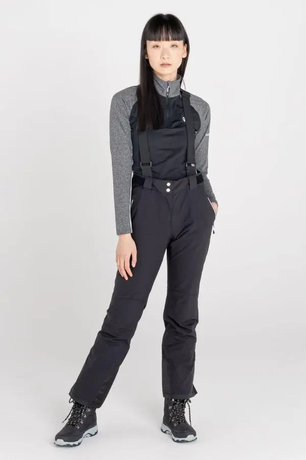 Dare 2b Women's Effused II Waterproof Ski Pants in Black 