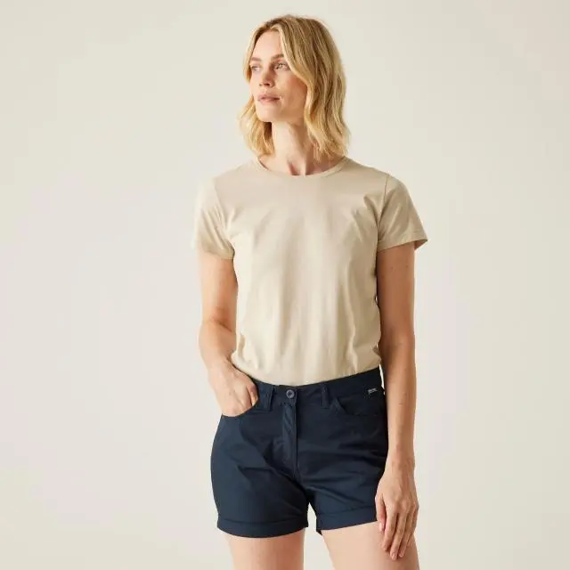 Regatta Women's 'Pemma' Casual Chino Shorts in Dark Navy | Size: 16