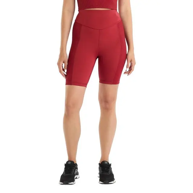Umbro Women's Pro Training Cycling Shorts in Crimson 