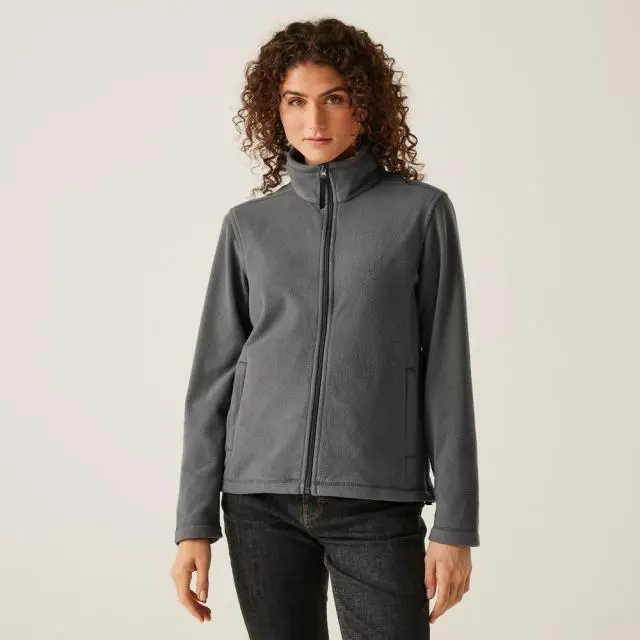 Regatta Women's 'Micro' Lightweight Full Zip Fleece in Grey 