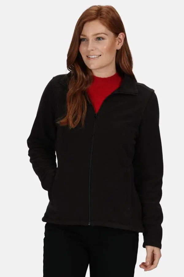 Regatta Women's Micro Lightweight Full Zip Fleece in Black 