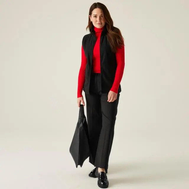 Regatta Women's Micro Fleece Bodywarmer in Black 