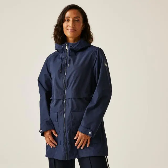 Regatta Women's 'Navaeh' Waterproof Breathable Shell Jacket in Navy | Size: 12