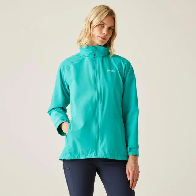 Regatta Women's Daysha Waterproof Shell in Turquoise | Size: 10
