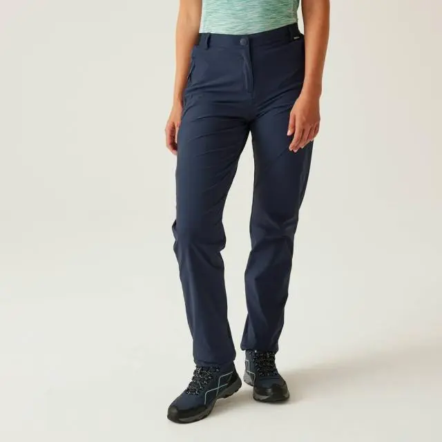 Regatta Women's Insect-Repellent Light II Packaway Trousers in Navy 
