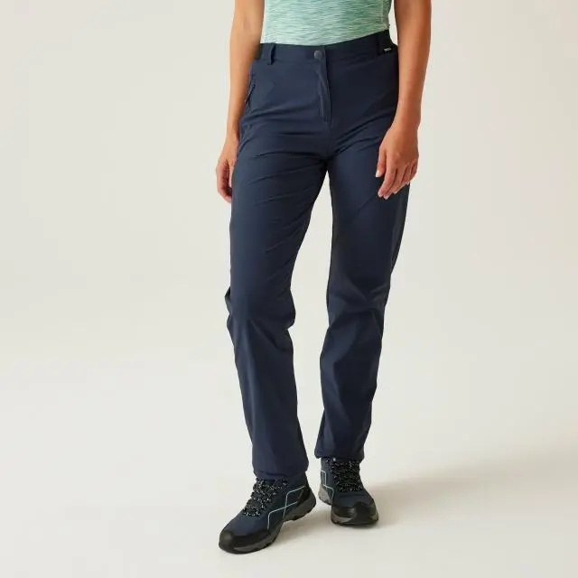 Regatta Women's 'Travel Light' Packaway Active Trousers in Navy | Size: 20