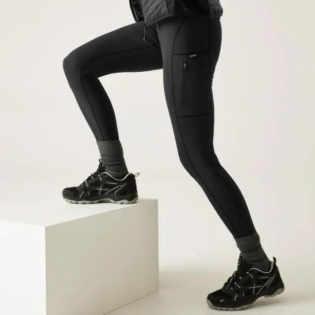Regatta Women's Monira Walking Leggings in Black 