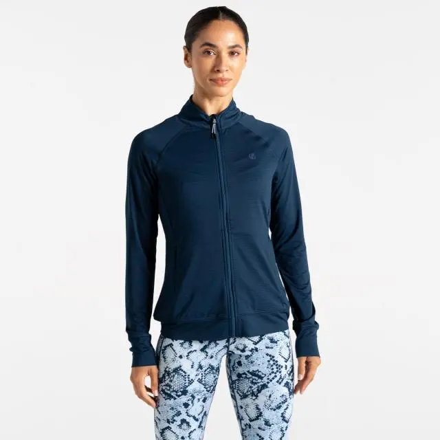 Dare 2b Women's Energise Full Zip Midlayer in Dark Blue 