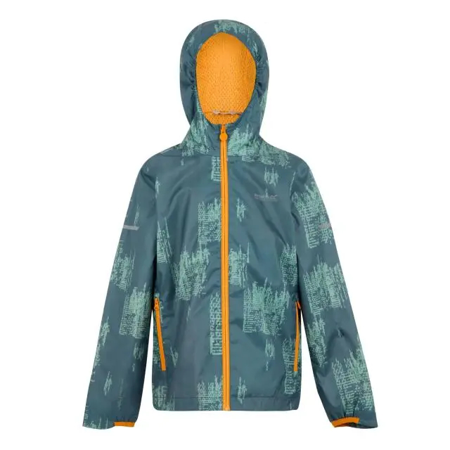 Printed 'Lever' Waterproof Shell Jacket