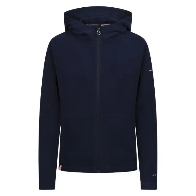 Trespass Women's Nolans AT100 Hooded Fleece Jacket in Navy 