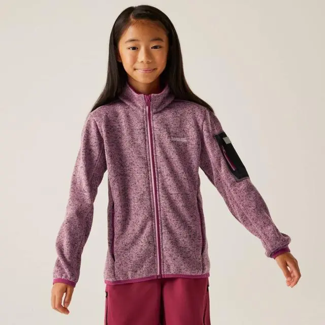 Regatta Newhill Full Zip Fleece in Purple 