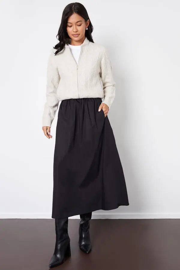 'Orkney' Maxi Skirt with Pockets