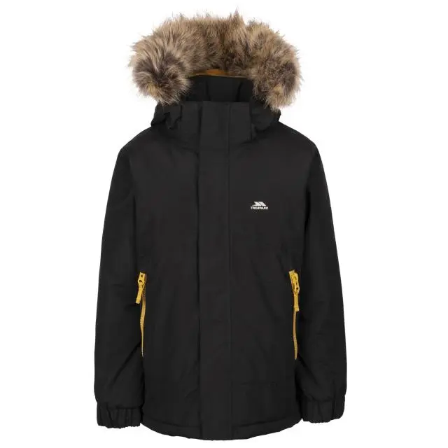 Trespass Wyald Waterproof Jacket in Black 