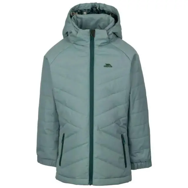 Trespass Andee Quilted Casual Jacket in Teal 
