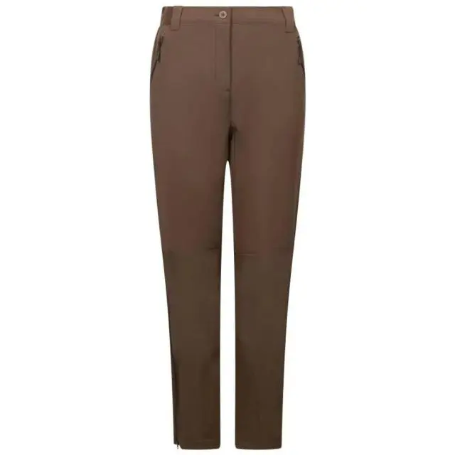 Trespass Women's Tawny DLX Softshell Trousers in Black 