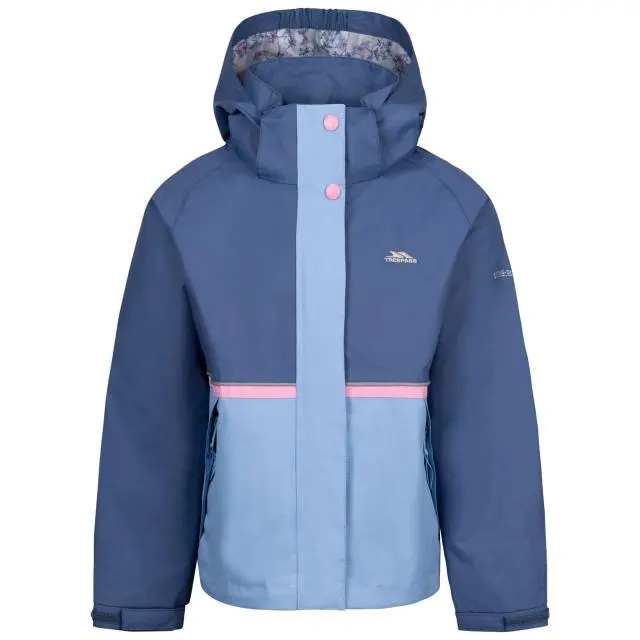 Trespass Girl's Allora TP50 Waterproof Jacket in Navy | Size: 3-4 Years
