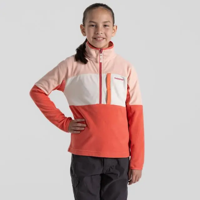 Craghoppers Bromley Half Zip in White | Size: 9-10 Years