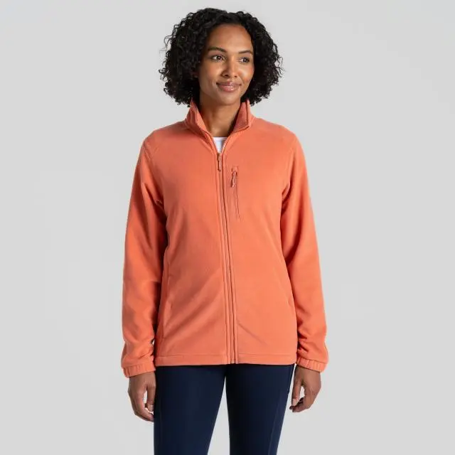 Craghoppers Women's Miska Plus Lightweight Insulating Fleece Jacket in Orange 