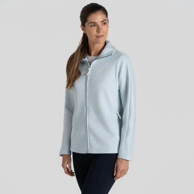 Craghoppers Women's Mabel Insulated Fleece Jacket in Light Blue | Size: 14