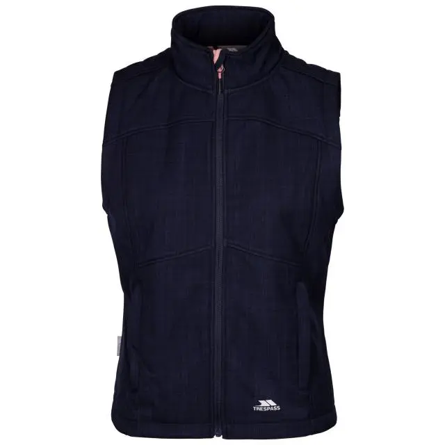 Trespass Women's Mereb TP50 Softshell Lightweight Gilet in Navy 