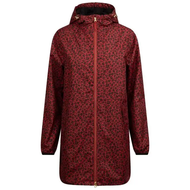 Trespass Women's Parched Waterproof Jacket in Light Red 