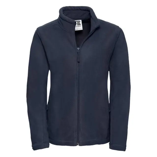 Russell Women's Full Zip Outdoor Fleece Jacket in Navy 