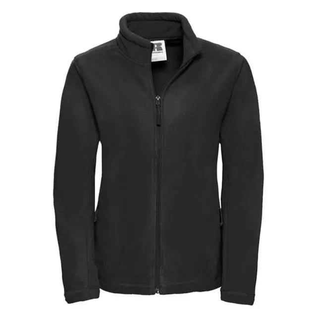 Russell Women's Full Zip Outdoor Fleece Jacket in Black 