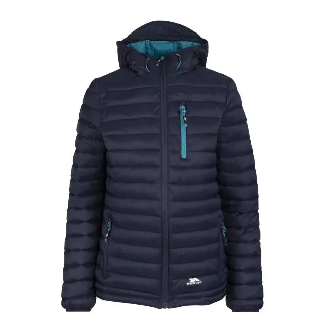 Trespass Women's Lenka Hooded Padded Jacket in Navy 