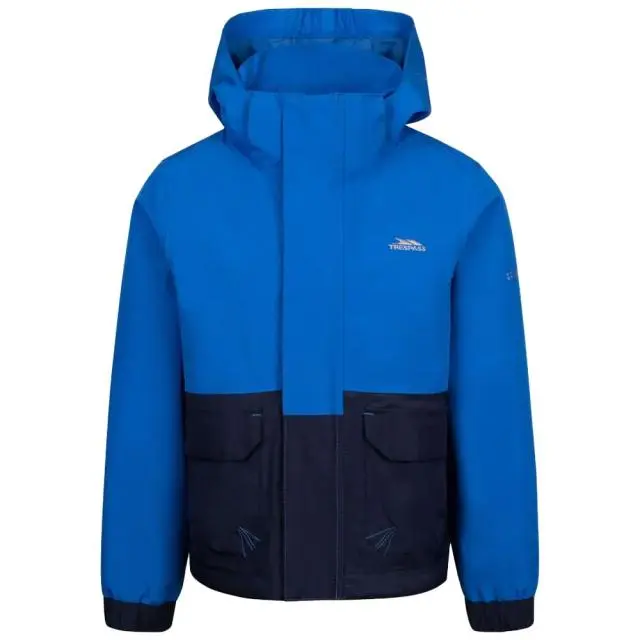Trespass Boy's Zeppe TP50 Waterproof Jacket in Blue 