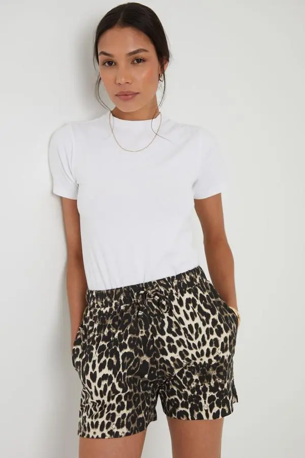 2 Pack Printed Pull On Jersey Shorts