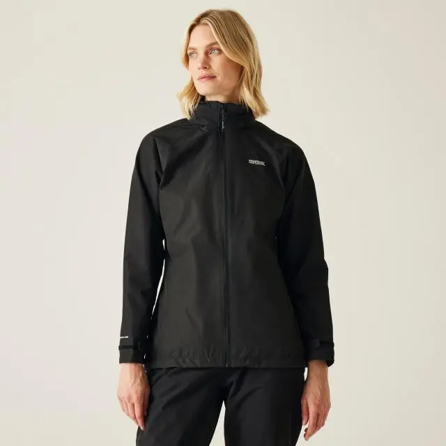 Regatta Women's Daysha Waterproof Shell in Jet Black 