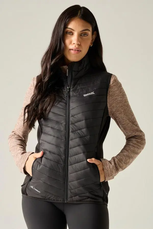 Regatta Women's Andreson Hybrid Gilet in Jet Black 