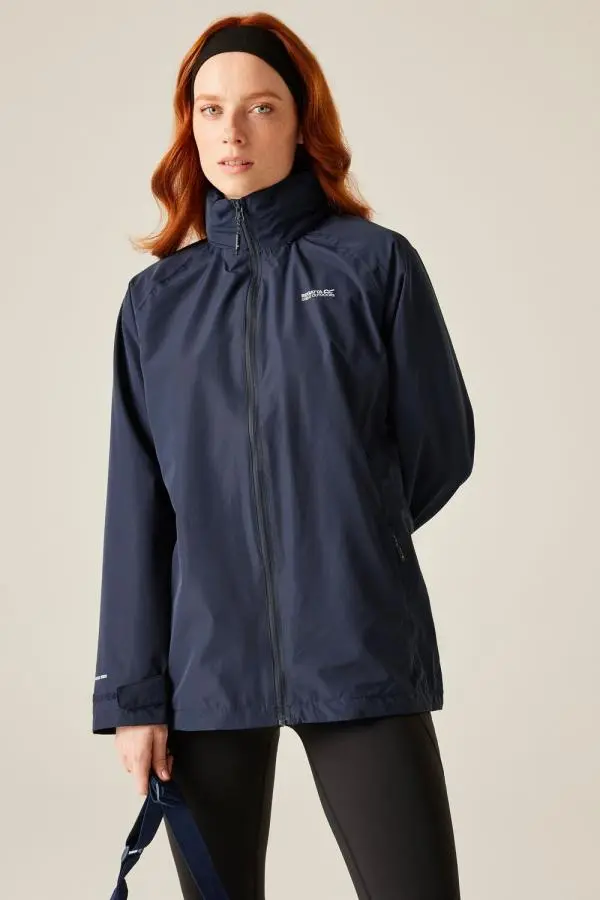 Regatta Women's Daysha II Waterproof Hooded Shell Jacket in Mid Navy 