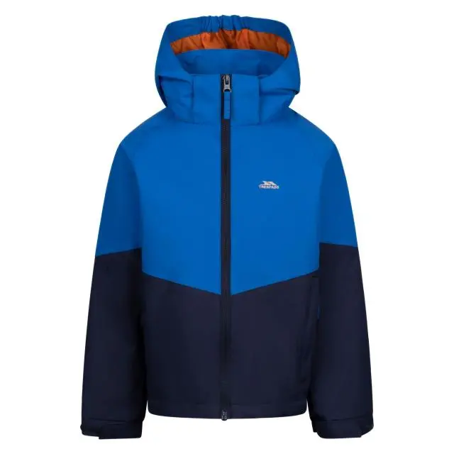 Trespass Boy's Dexterous Waterproof Rain Jacket in Blue 