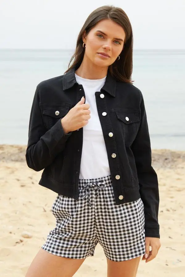Printed Pull On Jersey Shorts