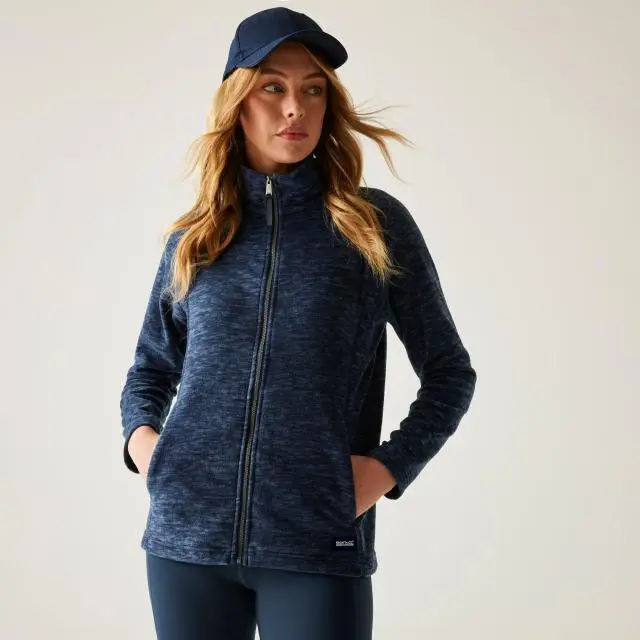 Regatta Women's Mayse Full-Zip Lightweight Insulating Fleece in Navy 
