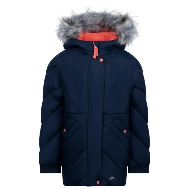 Trespass Girl's Buntee Jacket in Navy | Size: 11-12 Years