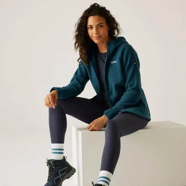 Elinn Hooded Full-Zip Lightweight Fleece