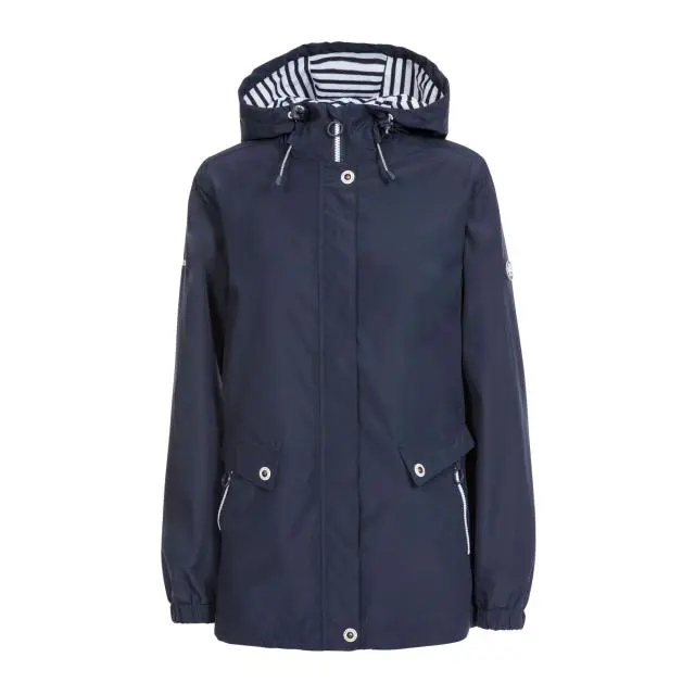 Trespass Women's Flourish Waterproof Jacket in Navy 