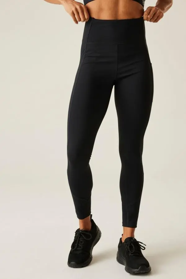 Dare 2b Women's Power Sculpt Fit Leggings in Jet Black 