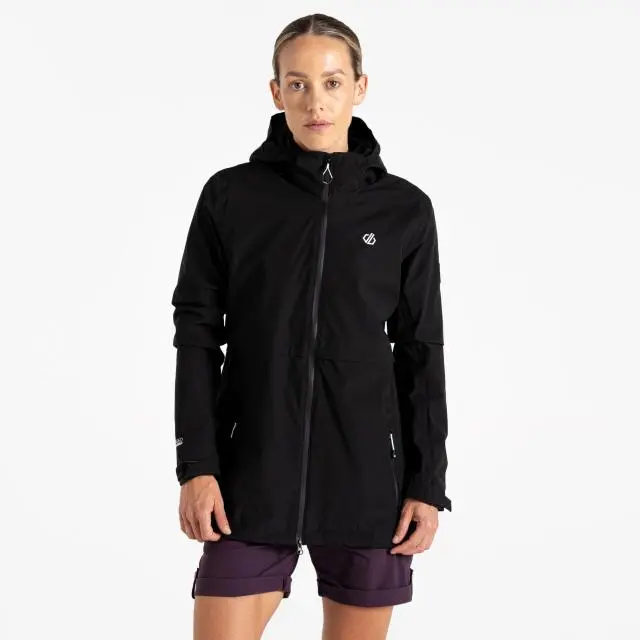 Dare 2b Women's Switch Up II Waterproof Jacket in Jet Black 