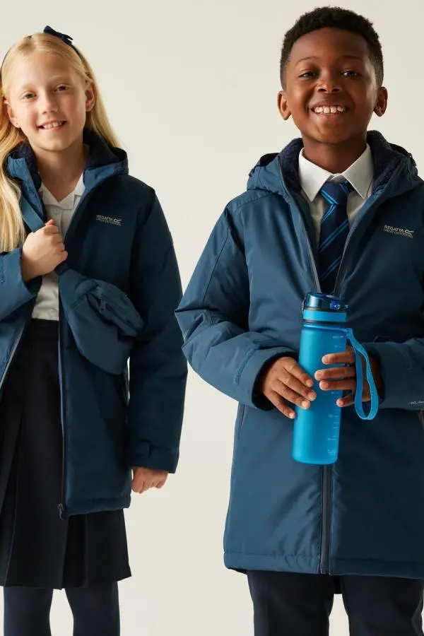 Regatta Farbank Hooded Waterproof Breathable Insulated Jacket in Blue 